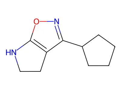 3-Cyclopentyl-5,6-dihydro-4H-pyrrolo[3,2-d]isoxazole structure