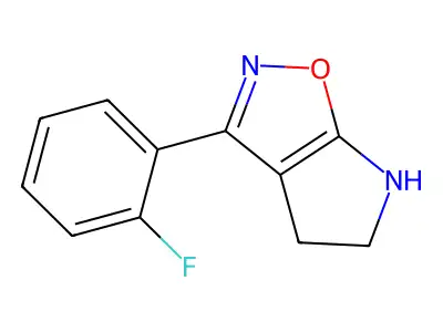 3-(2-Fluorophenyl)-5,6-dihydro-4H-pyrrolo[3,2-d]isoxazole structure