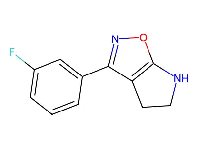 3-(3-Fluorophenyl)-5,6-dihydro-4H-pyrrolo[3,2-d]isoxazole structure