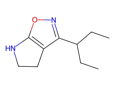 3-(Pentan-3-yl)-5,6-dihydro-4H-pyrrolo[3,2-d]isoxazole structure