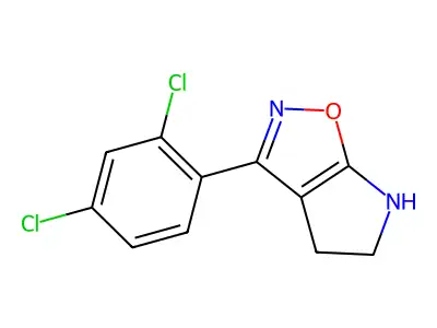 3-(2,4-Dichlorophenyl)-5,6-dihydro-4H-pyrrolo[3,2-d]isoxazole structure