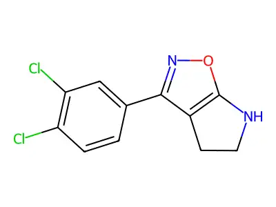 3-(3,4-Dichlorophenyl)-5,6-dihydro-4H-pyrrolo[3,2-d]isoxazole structure