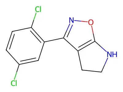 3-(2,5-Dichlorophenyl)-5,6-dihydro-4H-pyrrolo[3,2-d]isoxazole structure