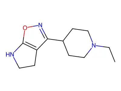 3-(1-ethylpiperidin-4-yl)-4,5-dihydro-2H-pyrrolo[3,2-d][1,2]oxazole structure