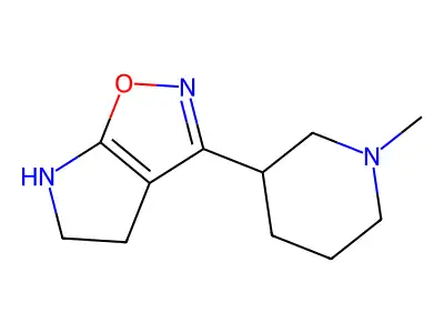 3-(1-methylpiperidin-3-yl)-4,5-dihydro-2H-pyrrolo[3,2-d][1,2]oxazole structure