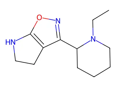 3-(1-ethylpiperidin-2-yl)-4,5-dihydro-2H-pyrrolo[3,2-d][1,2]oxazole structure