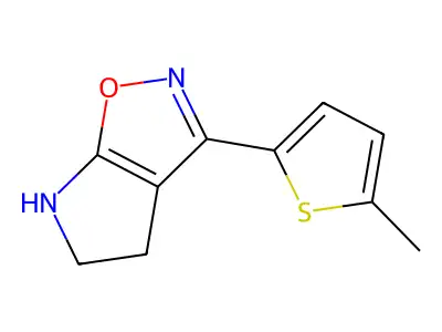 3-(5-Methylthiophen-2-yl)-5,6-dihydro-4H-pyrrolo[3,2-d]isoxazole structure