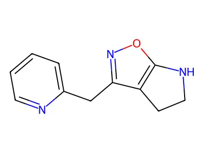3-(Pyridin-2-ylmethyl)-5,6-dihydro-4H-pyrrolo[3,2-d]isoxazole structure