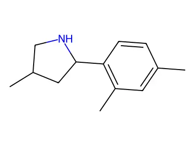 2-(2,4-Dimethylphenyl)-4-methylpyrrolidine structure