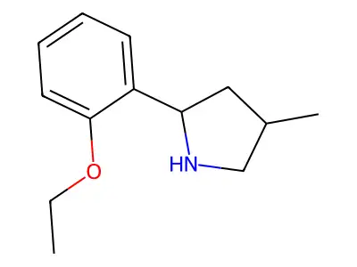 2-(2-Ethoxyphenyl)-4-methylpyrrolidine structure