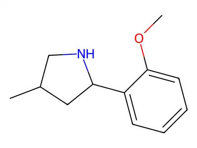 2-(2-Methoxyphenyl)-4-methylpyrrolidine structure