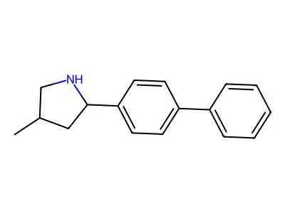 2-([1,1'-Biphenyl]-4-yl)-4-methylpyrrolidine structure