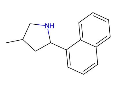 4-Methyl-2-(naphthalen-1-yl)pyrrolidine structure