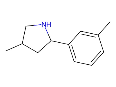 4-Methyl-2-(m-tolyl)pyrrolidine structure