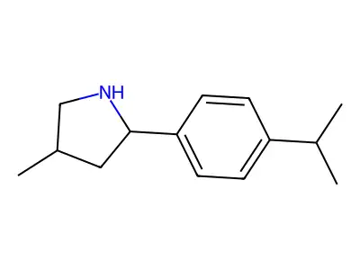 2-(4-Isopropylphenyl)-4-methylpyrrolidine structure