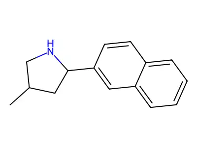 4-Methyl-2-(naphthalen-2-yl)pyrrolidine structure