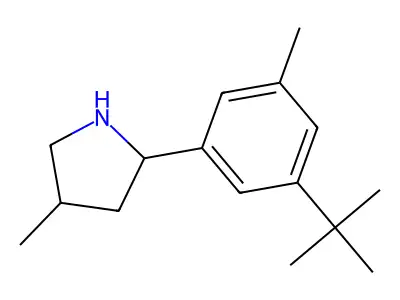 2-(3-(tert-Butyl)-5-methylphenyl)-4-methylpyrrolidine structure