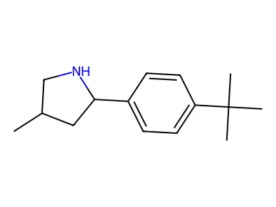 2-(4-(tert-Butyl)phenyl)-4-methylpyrrolidine structure