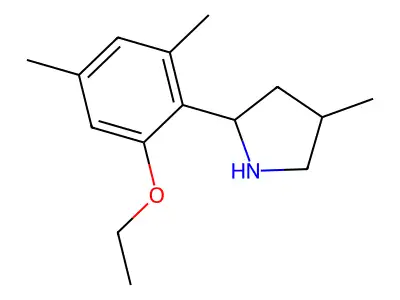 2-(2-Ethoxy-4,6-dimethylphenyl)-4-methylpyrrolidine structure
