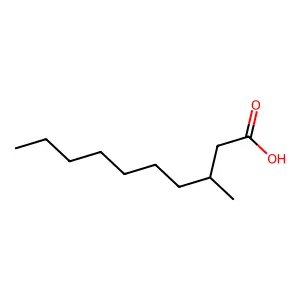 3-Methyl-decanoic acid structure
