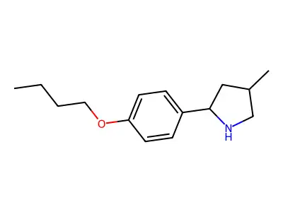 2-(4-Butoxyphenyl)-4-methylpyrrolidine structure