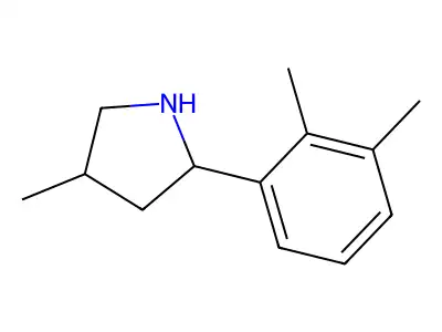 2-(2,3-Dimethylphenyl)-4-methylpyrrolidine structure