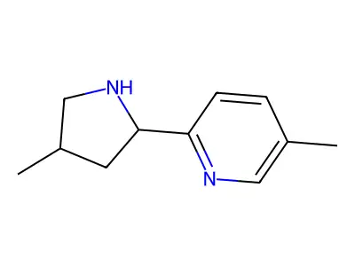 5-Methyl-2-(4-methylpyrrolidin-2-yl)pyridine structure