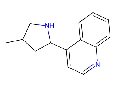 4-(4-Methylpyrrolidin-2-yl)quinoline structure