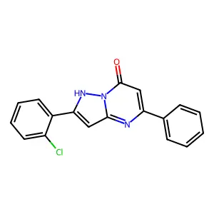 2-(2-Chlorophenyl)-5-phenylpyrazolo[1,5-a]pyrimidin-7-ol structure