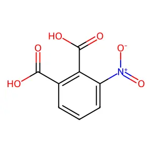 3-硝基邻苯二甲酸 structure