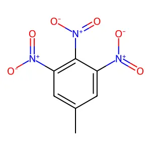 3,4,5-Trinitrotoluene structure