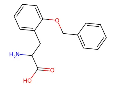 2-amino-3-(2-phenylmethoxyphenyl)propanoic Acid structure