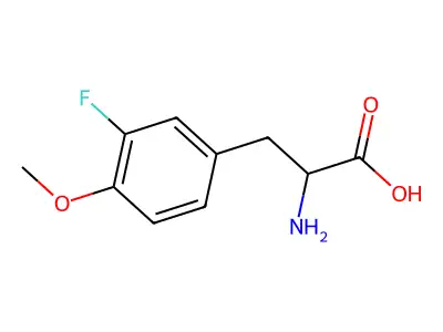 2-Amino-3-(3-fluoro-4-methoxyphenyl)propanoic acid structure