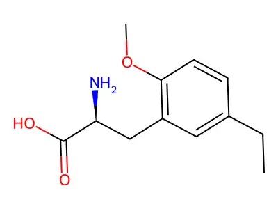 2-Amino-3-(5-ethyl-2-methoxyphenyl)propanoic acid structure