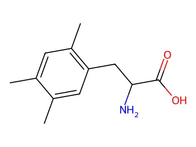 2-amino-3-(2,4,5-trimethylphenyl)propanoic Acid structure