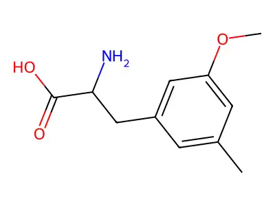 2-Amino-3-(3-methoxy-5-methylphenyl)propanoic acid structure