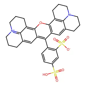 磺基罗丹明101 structure