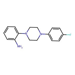2-[4-(4-Fluorophenyl)piperazin-1-yl]aniline structure