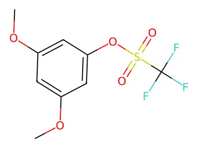 3,5-Dimethoxyphenyl trifluoromethanesulfonate structure