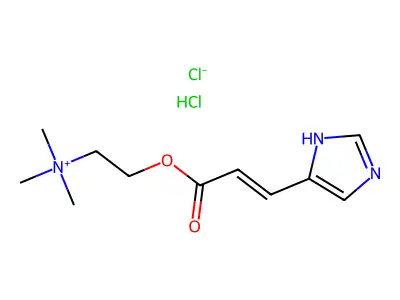 choline chloride imidazole-4-acrylate monohydrochloride structure