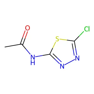 N-(5-Chloro-1,3,4-thiadiazol-2-yl)acetamide structure