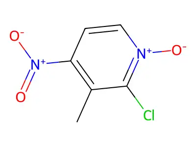 2-Chloro-3-methyl-4-nitropyridine 1-oxide structure