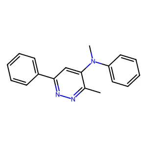 N,3-二甲基-N,6-二苯基哒嗪-4-胺 structure