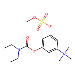 3-(((diethylamino)carbonyl)oxy)-N,N,N-trimethylbenzenaminium structure