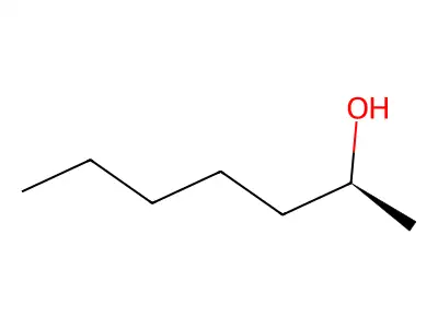 2-Heptanol, (+)- structure