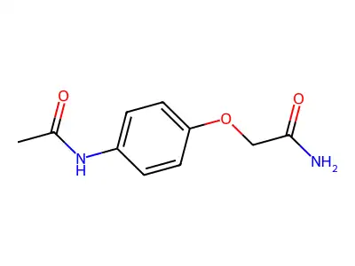 2-(4-Acetamidophenoxy)acetamide structure