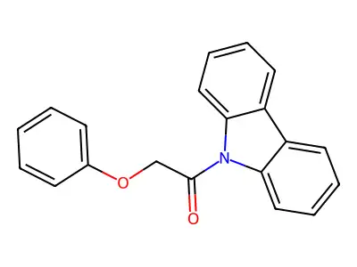 1-(9H-carbazol-9-yl)-2-phenoxyethanone structure