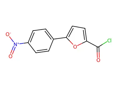 5-(4-nitrophenyl)furan-2-carbonyl Chloride structure