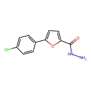 5-(4-氯苯基)呋喃-2-甲酰肼 structure