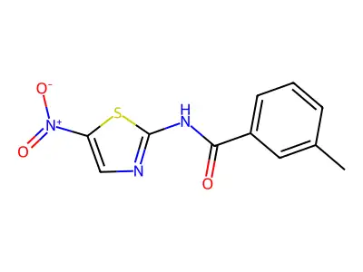 3-methyl-N-(5-nitro-1,3-thiazol-2-yl)benzamide structure